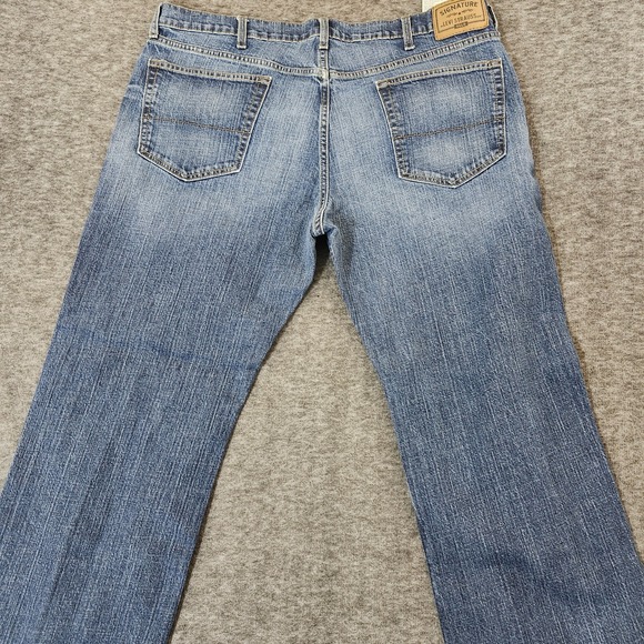 Levi Strauss Signature Gold Relaxed Straight Leg Men's Blue Jeans 40x30 - Picture 5 of 9